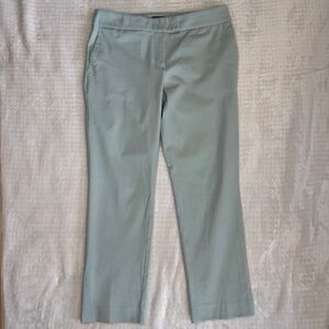 Ann‎ Taylor Factory Light Blue/Green Chatham Chino Cropped Dress Pants Signature
